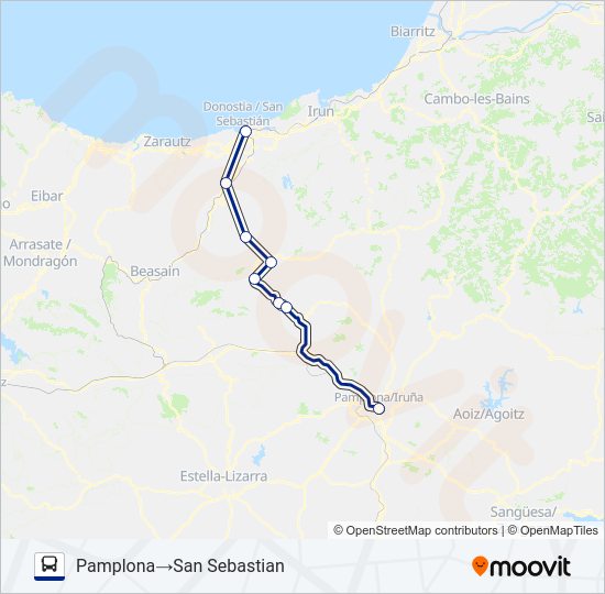 PAM-S.SEB Bus Line Map