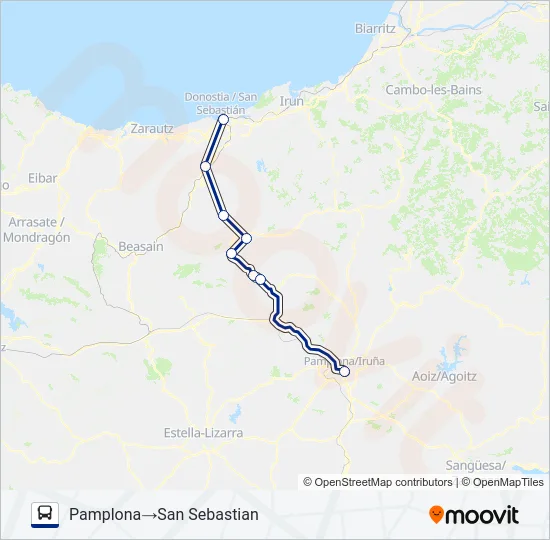 PAM-S.SEB Bus Line Map