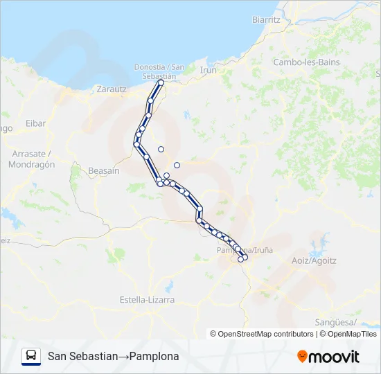 S.S-PA PU Bus Line Map