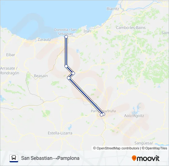 S.SEB-PAM Bus Line Map