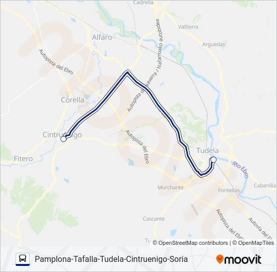 P-T-T-CI-S Bus Line Map