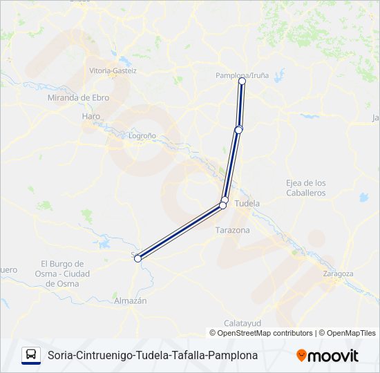 S-CI-T-T-P Bus Line Map