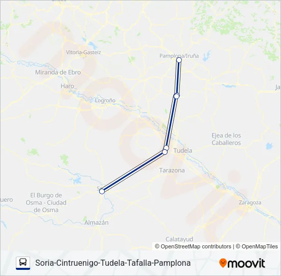 S-CI-T-T-P Bus Line Map