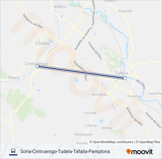 S-CI-T-T-P Bus Line Map