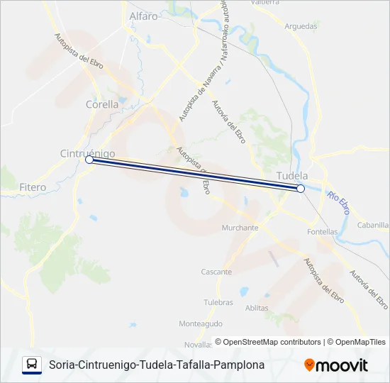S-CI-T-T-P Bus Line Map