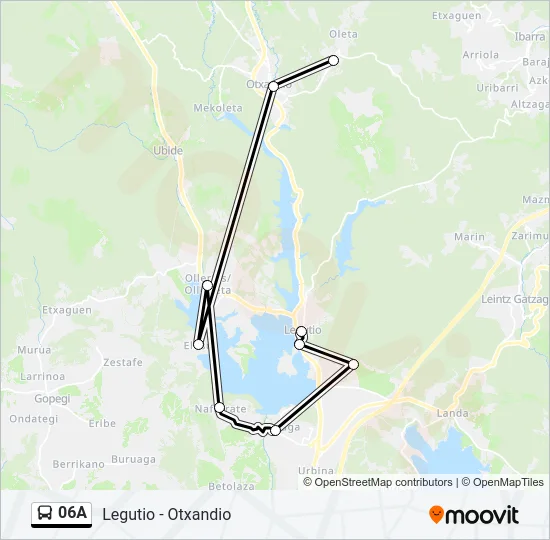 06A Bus Line Map