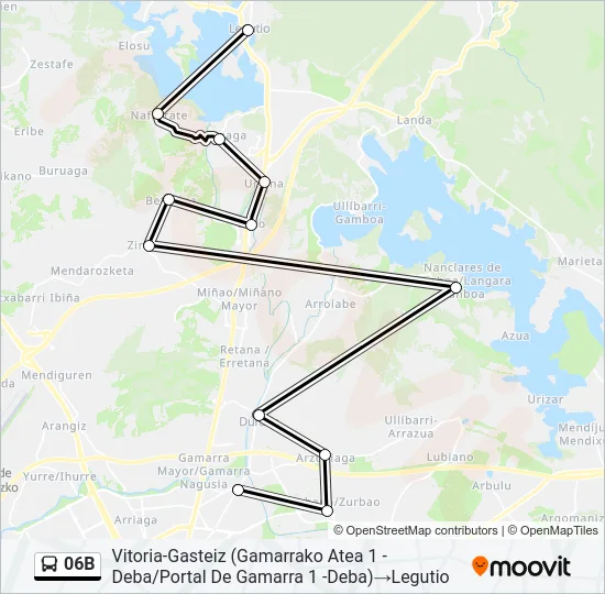 06B Bus Line Map