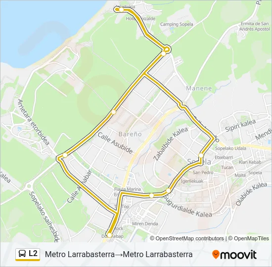 L2 Bus Line Map