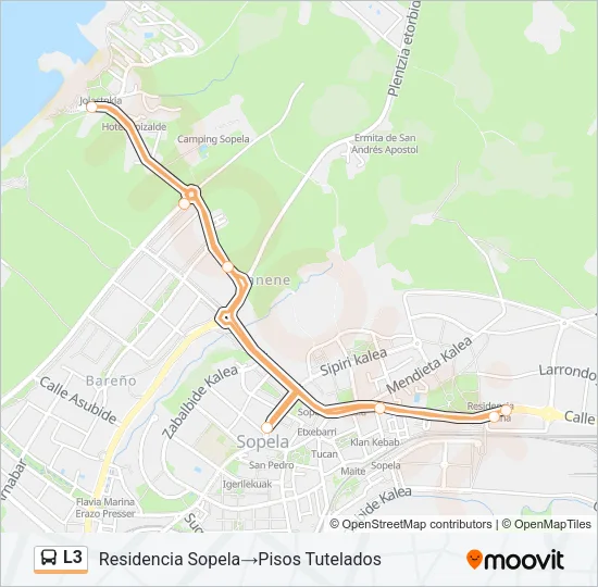 L3 Bus Line Map
