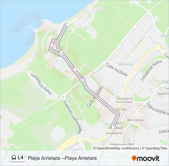 L4 Bus Line Map