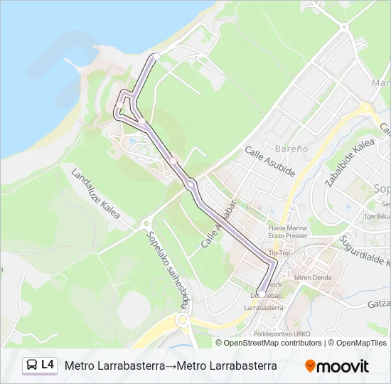 L4 Bus Line Map
