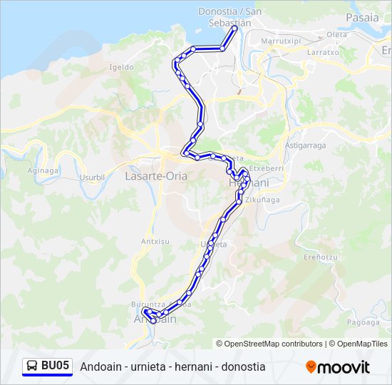 BU05 Bus Line Map