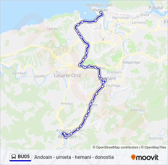 BU05 Bus Line Map