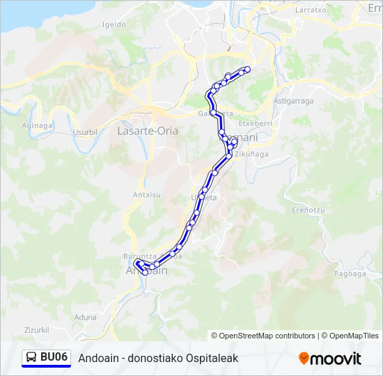 BU06 Bus Line Map