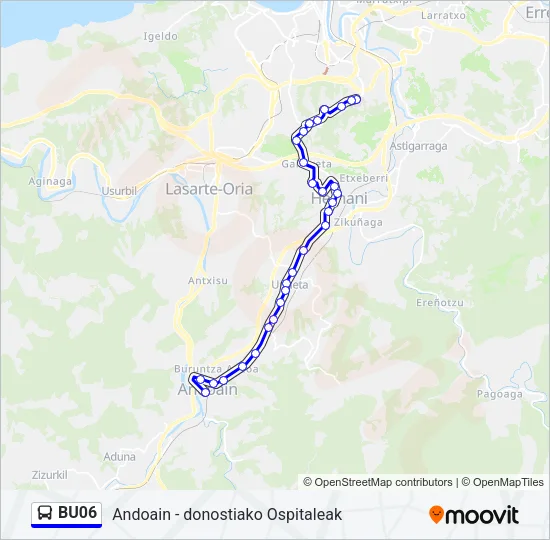 BU06 Bus Line Map