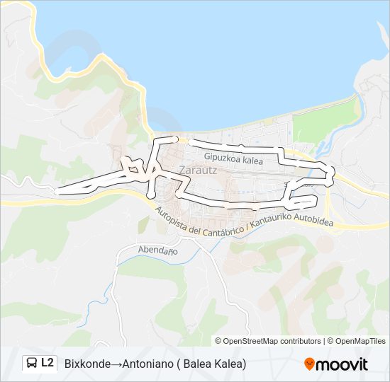 L2 Bus Line Map