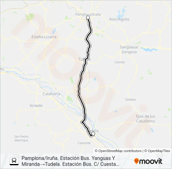 LÍNEA SAN FERMÍN NAV003 Bus Line Map