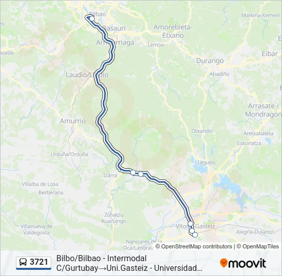 3721 Bus Line Map