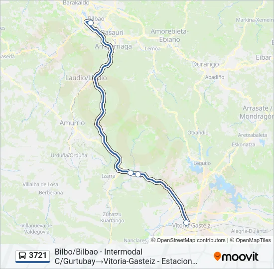 3721 Bus Line Map