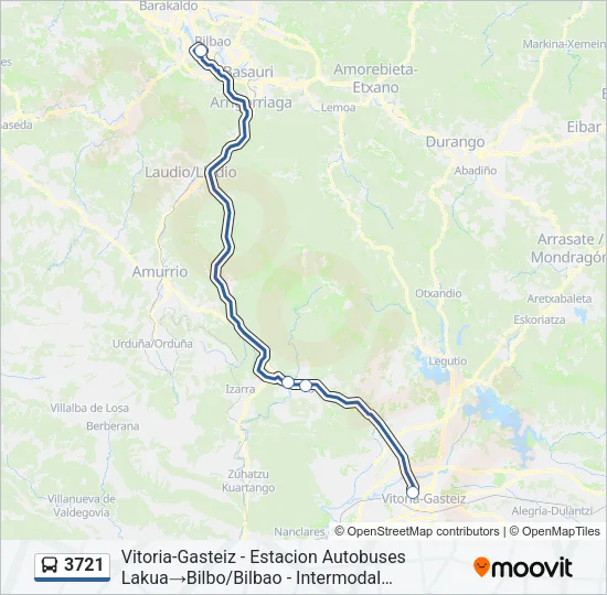 3721 Bus Line Map