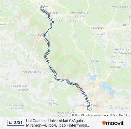 3721 Bus Line Map