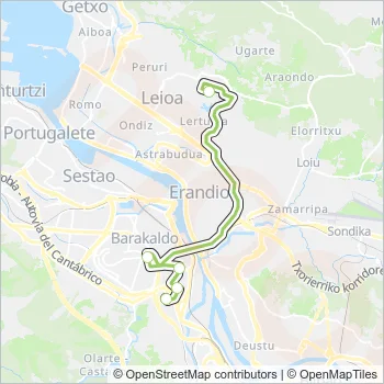 A2326 Bus Line Map