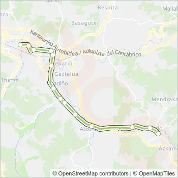A3923 Bus Line Map