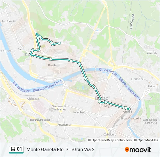 01 Bus Line Map