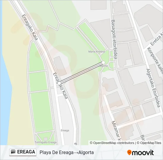 EREAGA Funicular Line Map