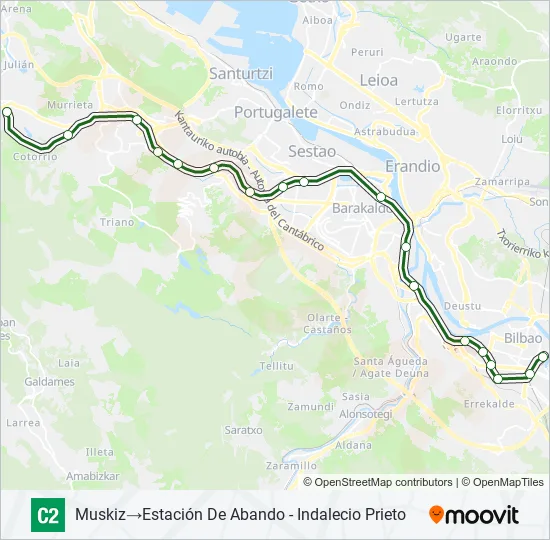 C2  Line Map