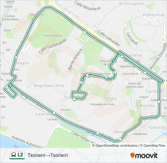 L2 Bus Line Map
