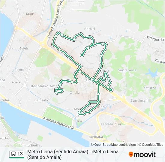 L3 Bus Line Map
