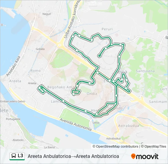 L3 Bus Line Map