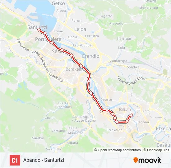 C1  Line Map