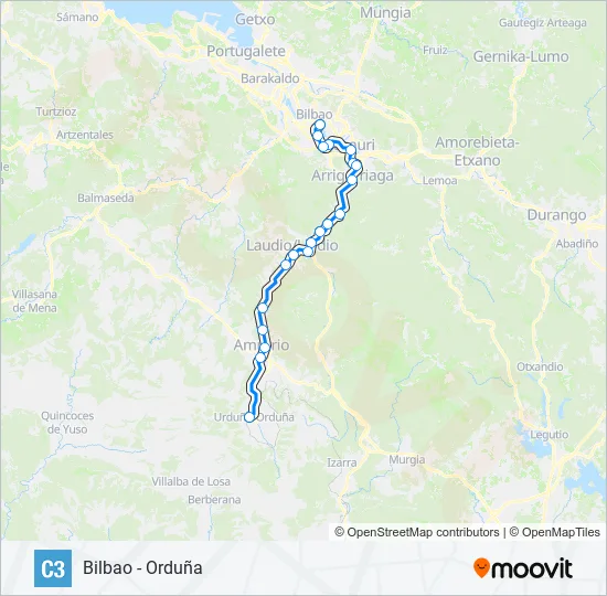 C3  Mapa de línia
