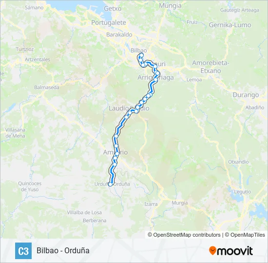 C3  Mapa de línia