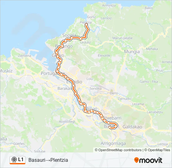 L1  Line Map