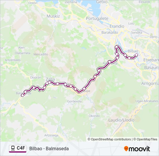 C4F Train Line Map