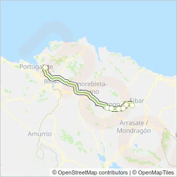 A3924 Bus Line Map