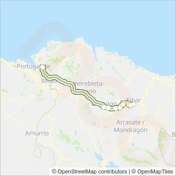 A3924 Bus Line Map