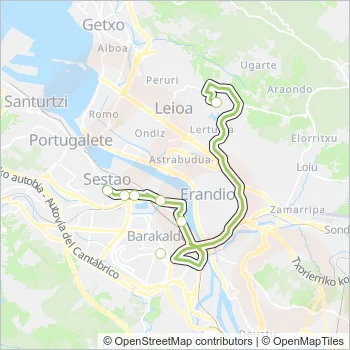 A2316 Bus Line Map