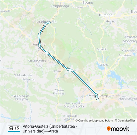 15 bus Line Map