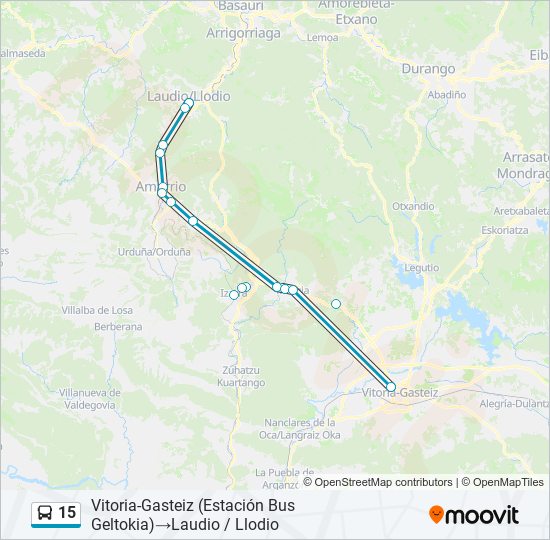 15 bus Line Map