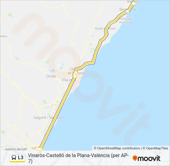 L3 Bus Line Map