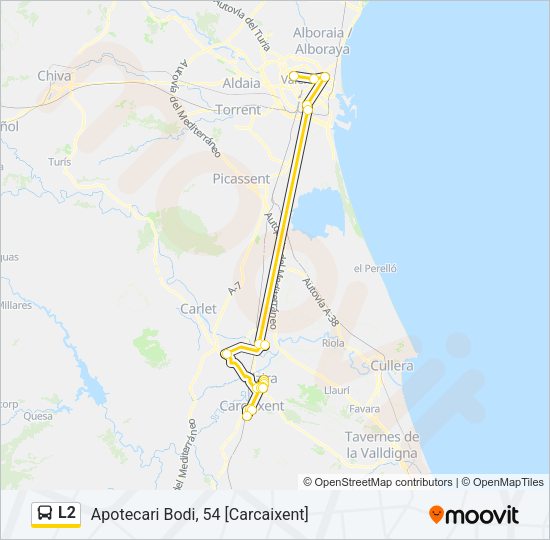 L2 Bus Line Map