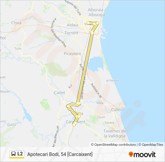 L2 Bus Line Map