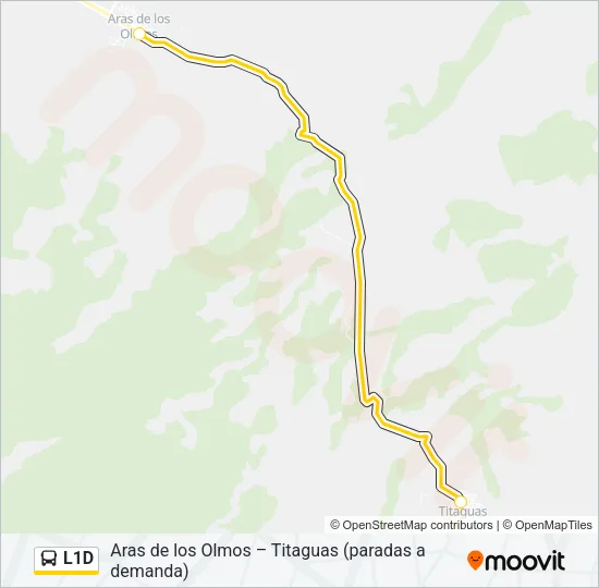 L1D Bus Line Map