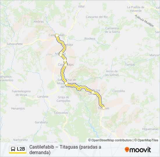 L2B bus Line Map