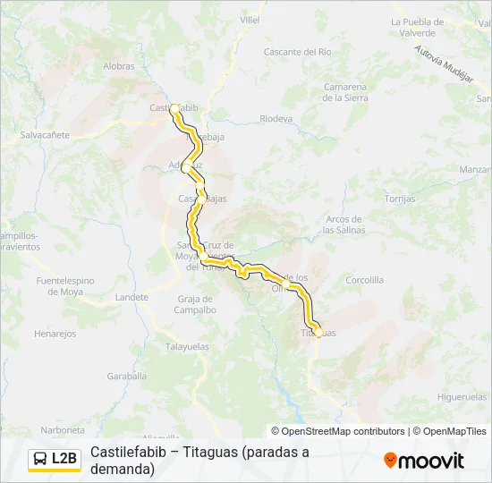 L2B Bus Line Map
