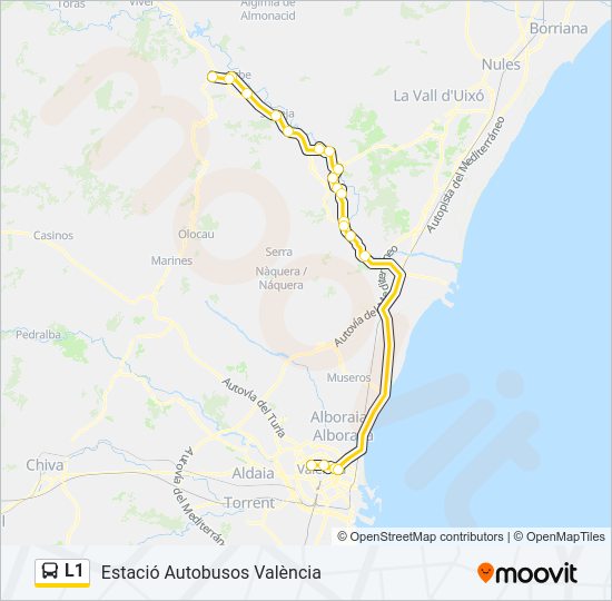 L1  Line Map